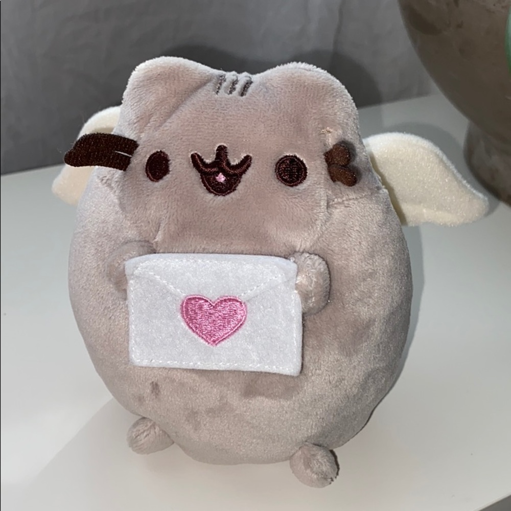 ❤️NWOT Pusheen cat with 💗 pink heart envelope